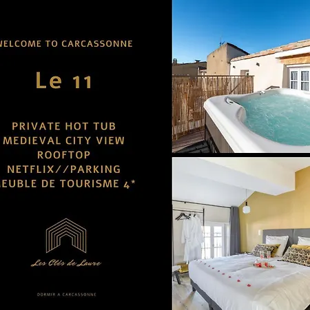 Les Clés De Laure - Le 11 Jacuzzi Avec Terrasses Clim Netflix Parking Appartement *