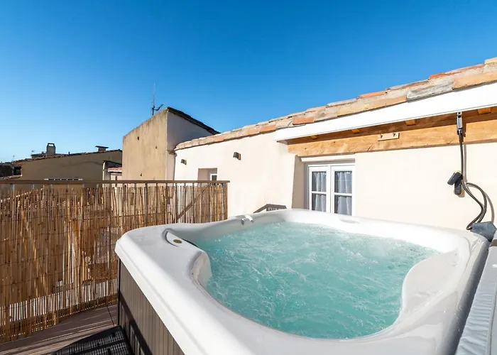 Apartament Le 11 Jacuzzi Avec Terrasses Clim Netflix Parking Carcassonne